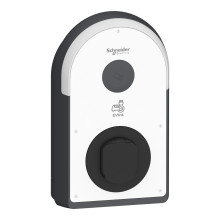 Schneider Electric EVB3S22N4B Pro AC Wallbox, 22kW, T2S Steckdose, FI Typ B-EV, IP55, IK10, NFC/RFID Reader