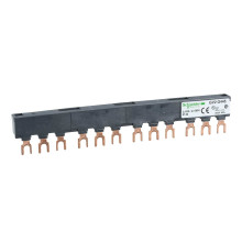Schneider Electric GV2G445 Drehstrom-Sammelschienensystem, 63A, 4Abgangsstellen, 45mm Abstand