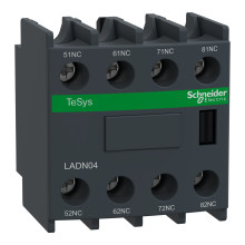 Schneider Electric LADN04 Hilfsschalterblock, 4Ö, Schraubanschluss