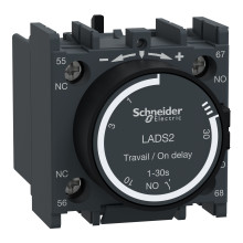 Schneider Electric LADS2 Zeitblock, anzugsverzögert, 1S+1Ö, 1,00-30,00s, Schraubanschluss