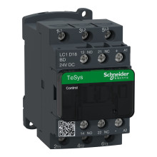 Schneider Electric LC1D18BD Leistungsschütz LC1D 3p, +1S+1Ö, 7.5 kW, 18 A, 400 V AC3, Spule 24 V DC