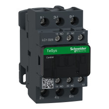 Schneider Electric LC1D25P7 Leistungsschütz LC1D 3p, +1S+1Ö, 11 kW, 25 A, 400 V AC3, Spule 230 V AC