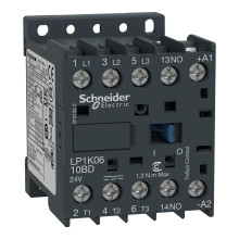 Schneider Electric LP1K0910BD Leistungsschütz LP1K 3p, +1S, 4 kW, 9 A, 400 V AC3, Spule 24 V DC