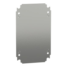 Schneider Electric NSYMM32 Einfache Montageplatte H300xB200mm aus verzinktem Stahl