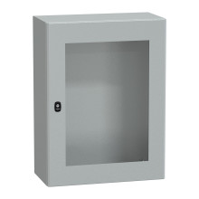 Schneider Electric NSYS3D8630T PanelSeT S3D tspt Tür ohne Montageplatte H800xB600xT300.IP66 IK08 RAL7035.