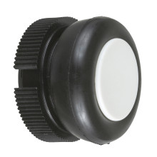 Schneider Electric XACA9411 Drucktaster, Frontelement für Hängetaster XAC-A, weiß, mit Schutzkappe