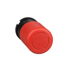 Schneider Electric ZA2BS834 Vorsatz Not-Aus-Schalter Ø 30mm, Drehentriegelung, Ø 22, rot
