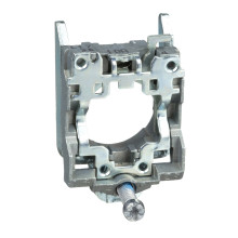 Schneider Electric ZB4BZ009 Befestigungsflansch, Adapter, Harmony XB4, Metall, 22mm, 30mm, für Hilfsschalter, Kontaktblock, LED-Modul