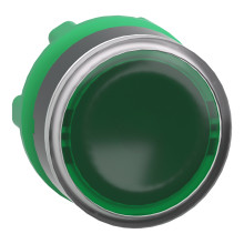 Schneider Electric ZB5AW333 Leuchtdrucktaster, Frontelement, Harmony XB5, Kunststoff, 22mm, grün, für universelle LED