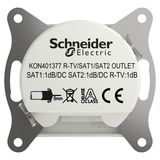 Schneider Electric ASFORA TV-SAT-SAT Enddose 1dB UP weiss EPH3670121D