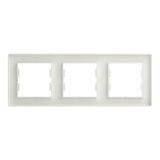 Schneider Electric ASFORA 3-Fach Rahmen Horizontal weiss EPH5800321D