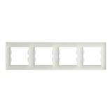 Schneider Electric ASFORA 4-Fach Rahmen Horizontal weiss EPH5800421D
