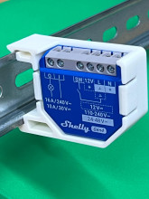 SOIXX Hutschienenhalter für Shelly PLUS, Gen3, Gen4 DIN Rail 35 mm Hutschiene Halter 90 Grad