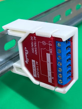 4er-Pack SOIXX Hutschienenhalter für Shelly PLUS, Gen3, Gen4 DIN Rail 35 mm Hutschiene Halter Gerade