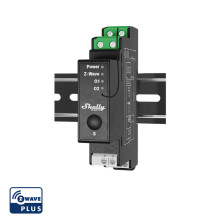 Shelly Wave Pro 2PM - Z-Wave DIN-Schienen Relais, 2 Kanäle, Messfunktion