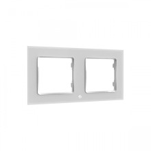 Shelly Wall Frame 2 - 2-fach Rahmen für Wandschalter, Weiß