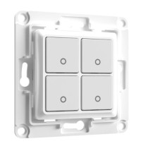 Shelly Wall Switch 4 - Wandtaster 4-fach Einsatz, Weiß