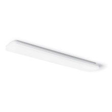 SIGOR LED Aufbauleuchte Plank 1200mm silber dimmbar Deckenleuchte 38/29W 3000/4000K IP54 120° 3200/4200lm Steuerbare Lichtfarbe