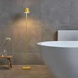 SIGOR Akku-Stehleuchte Nuindie 1200mm sonnengelb rund 2,2W FlexMood 2200K/2700K IP54 Ra85 dimmbar