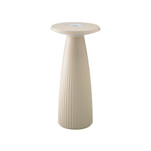 SIGOR Akku-Tischleuchte LED Nuflair 24cm dünenbeige 2,2W Flex-Mood 2200K/2700K IP54 Ra85 USB-C dimmbar