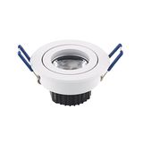 SIGOR 5W Argent Downlight 340lm 2800-2000K 36° dimmbar LED-Modul Weiss