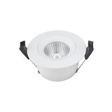 SIGOR Einbauleuchte Argent IP54 BM68/83mm IP54 LED-Modul 9W 3000K 36° Ra95 dimmbar 360° schwenkbar
