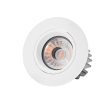 SIGOR LED Einbauleuchte ARGENT 80mm weiss Downlight 2700K 47x47mm Warmweiss