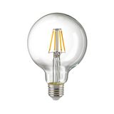 SIGOR 4,5W Globe 95mm Filament klar E27 470lm 2700K dimmbar LED Lampe G95