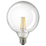 SIGOR 7W Globe 125mm Filament klar E27 806lm 2700K dimmbar LED Lampe G125