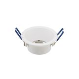 SIGOR Einbaustrahler Rund 82mm weiss Downlight zurückgesetzt