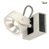 SLV 1000128 KALU LED 1 Wand- und Deckenleuchte weiss schwarz 3000K 60°