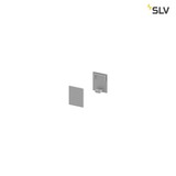 SLV 1000481 GRAZIA 10 Endkappe für GRAZIA Aufbauprofil flach 2 Stk. hohe Ausführung alu