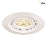 SLV 1000833 KINI LED Outdoor Deckeneinbauleuchte weiss 3000K 60° IP65