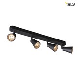 SLV 1000895 AVO CW Quad Indoor Wand- und Deckenaufbauleuchte QPAR51 schwarz max. 50W