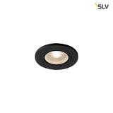 SLV 1001015 KAMUELA ECO LED Fire-rated Deckeneinbauleuchte schwarz 3000K 38° dimmbar IP65