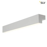 SLV 1001300 L-LINE 60 LED Wand- und Deckenleuchte IP44 3000K 700Lm silbergrau