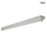 SLV 1001304 L-LINE 120 LED Wand- und Deckenleuchte IP44 3000K 3000Lm silber
