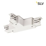SLV 1001387 T-Verbinder für S-TRACK 3P.Schiene Erde links verkehrsweiß