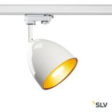 SLV 1002877 PARA CONE 14 QPAR51 3 Phasen System Leuchte weiß/gold inkl. 3 Phasen-Adapter