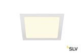 SLV 1003013 SENSER 24 LED Deckeneinbauleuchte eckig weiß