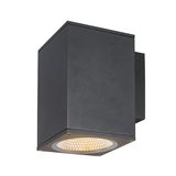 SLV 1003437 ENOLA SQUARE L single Outdoor LED Wandleuchte anthrazit CCT 3000/4000K IP65