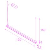 SLV 1003530 NOYA PD PHASE LED Pendelleuchte schwarz CCT switch 2700/3000K