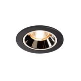 SLV 1003774 NUMINOS DL S LED Einbauleuchte schwarz/chrom 2700K 40°
