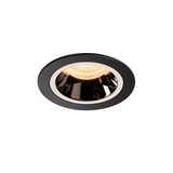 SLV 1003849 NUMINOS DL M LED Einbauleuchte schwarz/chrom 2700K 55°