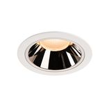 SLV 1003999 NUMINOS DL XL LED Einbauleuchte weiss/chrom 2700K 20°