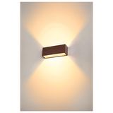 SLV 1005157 SITRA L, LED Outdoor Wandaufbauleuchte, rost farbend, CCT switch 3000/4000K IP65