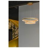 SLV 1005178 ONE DOUBLE, Pendelleuchte messing 35W 2700/3000K 130°