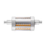 SLV 1005287 QT DE12 R7S 78mm, LED Leuchtmittel, Lampe transparent 9W 3000K CRI90 330°