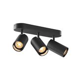 SLV 1006427 ASTO TUBE, Deckenaufbauleuchte, zylindrisch 3-fach schwarz