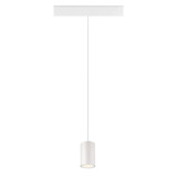 SLV NUMINOS XS, 48V Pendelleuchte, Pendellänge 150cm, 4000K, 20°, DALI 2, matt weiß 1006805